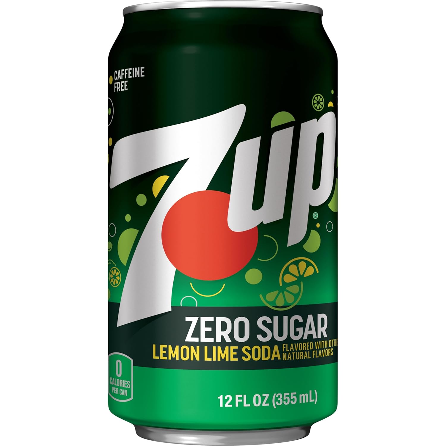7UP Diet Lemon-Lime Soda, 12 Oz Cans – Caffeine-Free Desk Beverage for Late Work Sessions