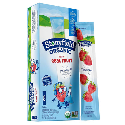 8-pack of 2 oz squeeze tubes for portion-controlled, single-serve snacking