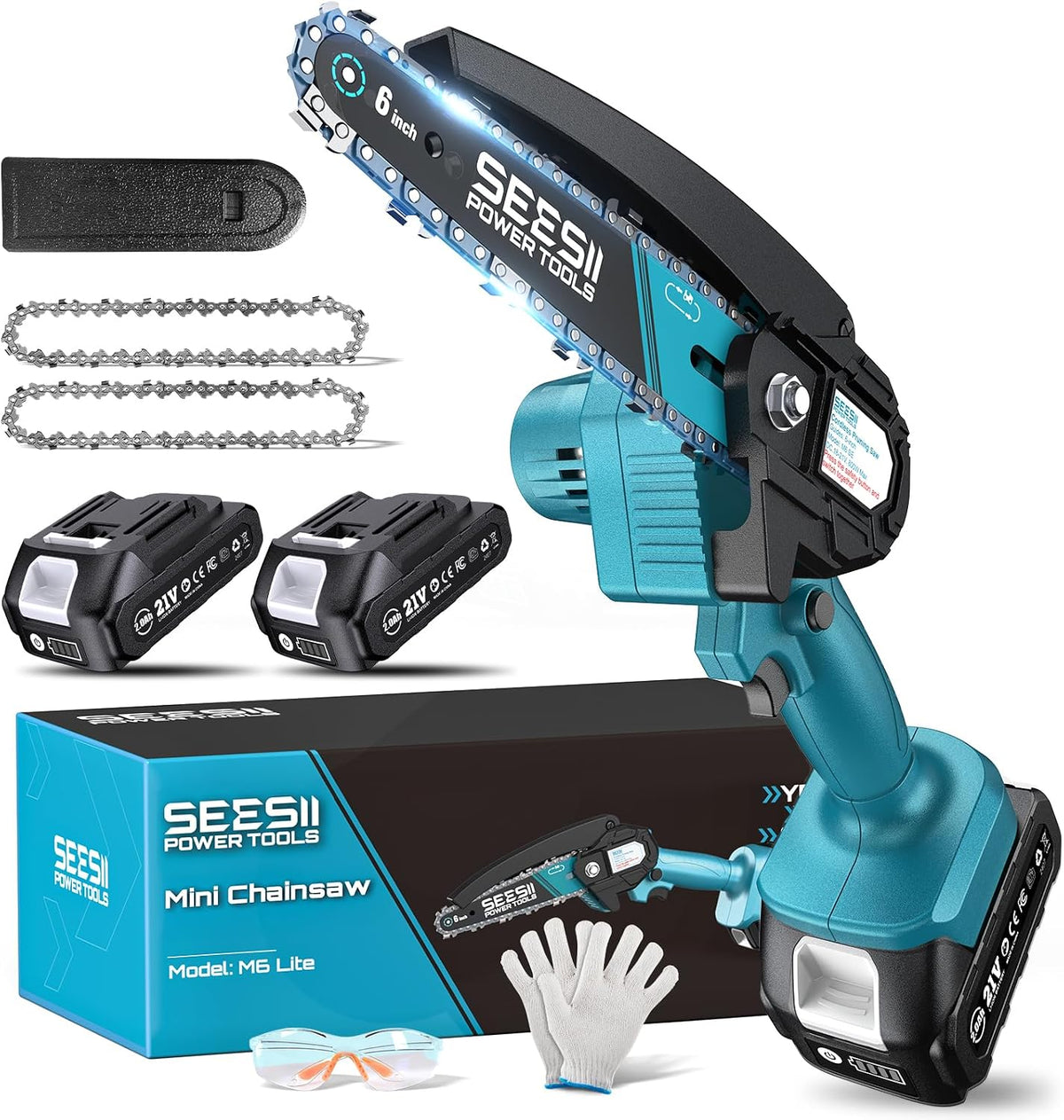 900w brushless motor with 30ft/s chain speed and precision-hardened chain