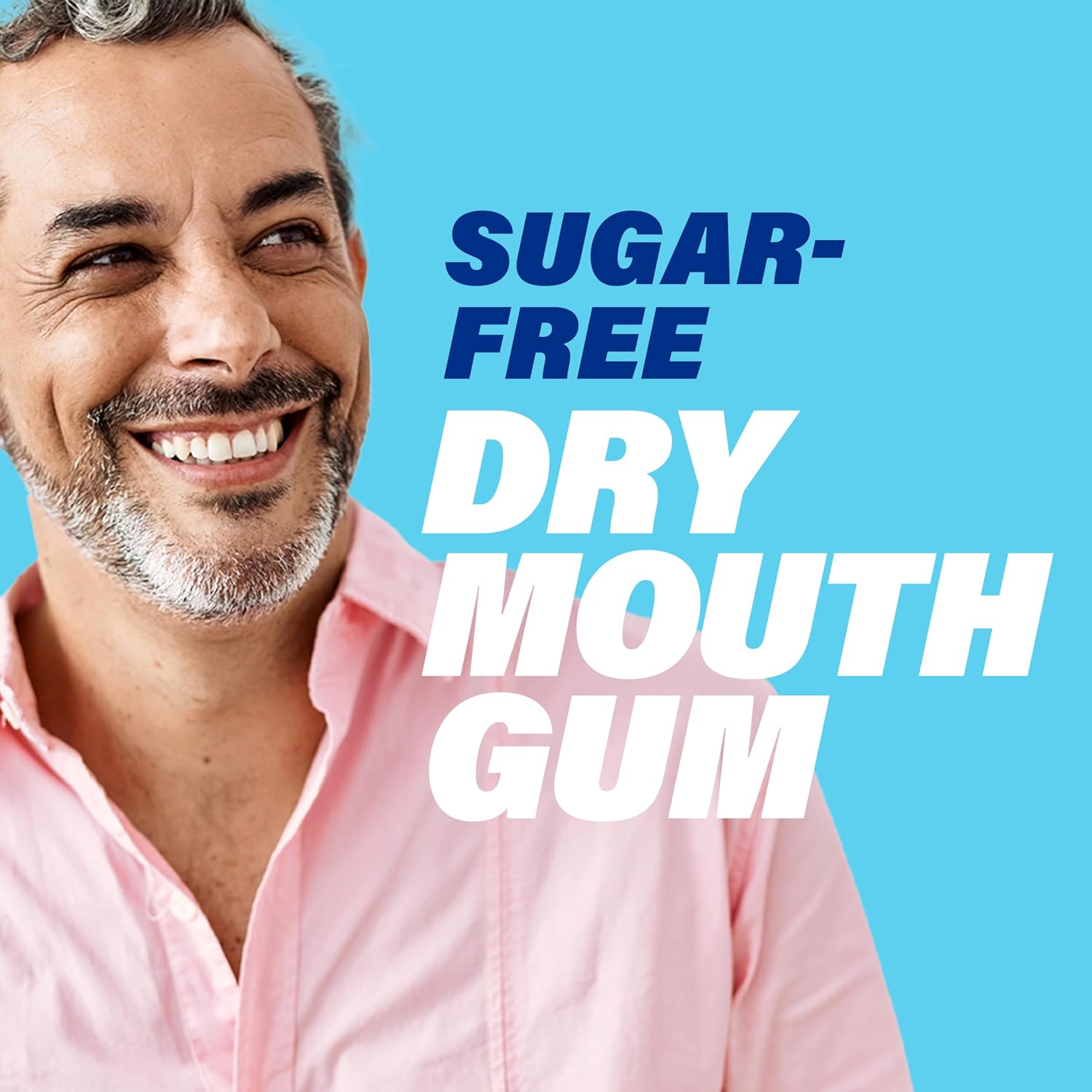 ACT Dry Mouth Gum – Outdoor Dining Chew to Refresh After Meals Away From Home, Soothing Mint
