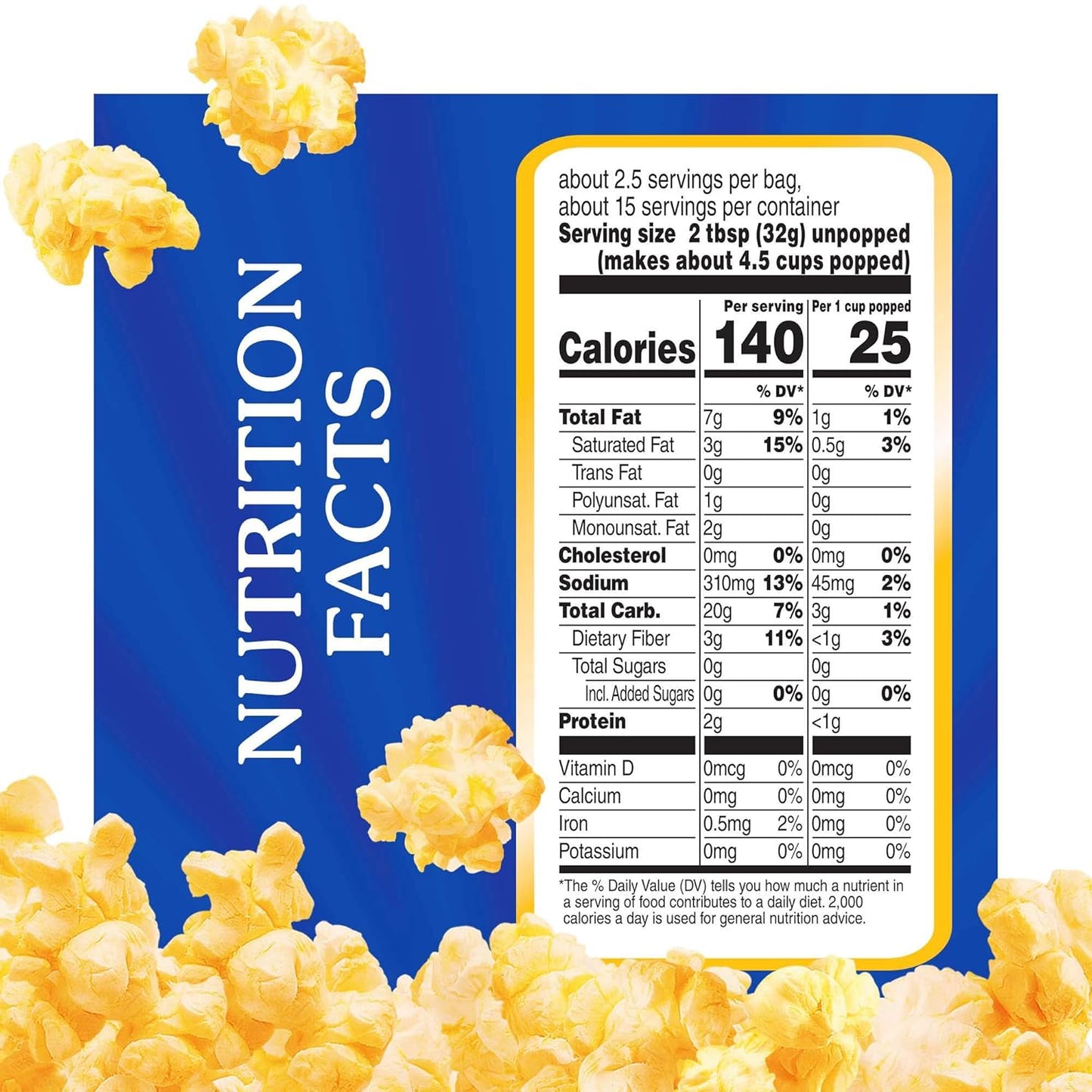 ACT II Butter Lovers Microwave Popcorn, 6 ct 2.75 oz Bags — No-Flame Popcorn for Kids' Rooms and Nursery Snack Time