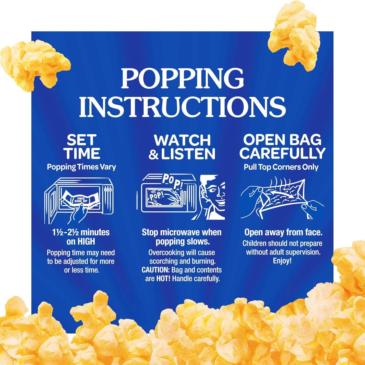ACT II Butter Lovers Microwave Popcorn, 6 ct 2.75 oz Bags — No-Flame Popcorn for Kids' Rooms and Nursery Snack Time