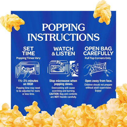 ACT II Xtreme Butter Microwave Popcorn 33.01 oz – Kid-Friendly 2.75 oz Portion Bags for Lunchboxes, Sleepovers, and Playroom Snacking