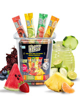 Klass Sugar-Free Iced Tea Sticks - Naturally Flavored Drink Mix Kids Love as a Juice Box Alternative in Bright Colors (44 Packets)