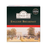Ahmad Tea English Breakfast Teabags – Heart-Healthy Antioxidant Brew for Home Tea Corner, 100 ct Caffeinated