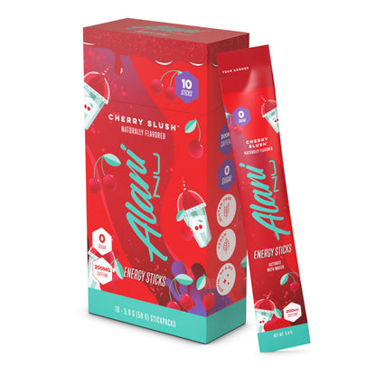 Alani Nu PINK SLUSH Energy Sticks – Just-Add-Water Caffeine for Travel, Office Pantry, and Long Study Hours