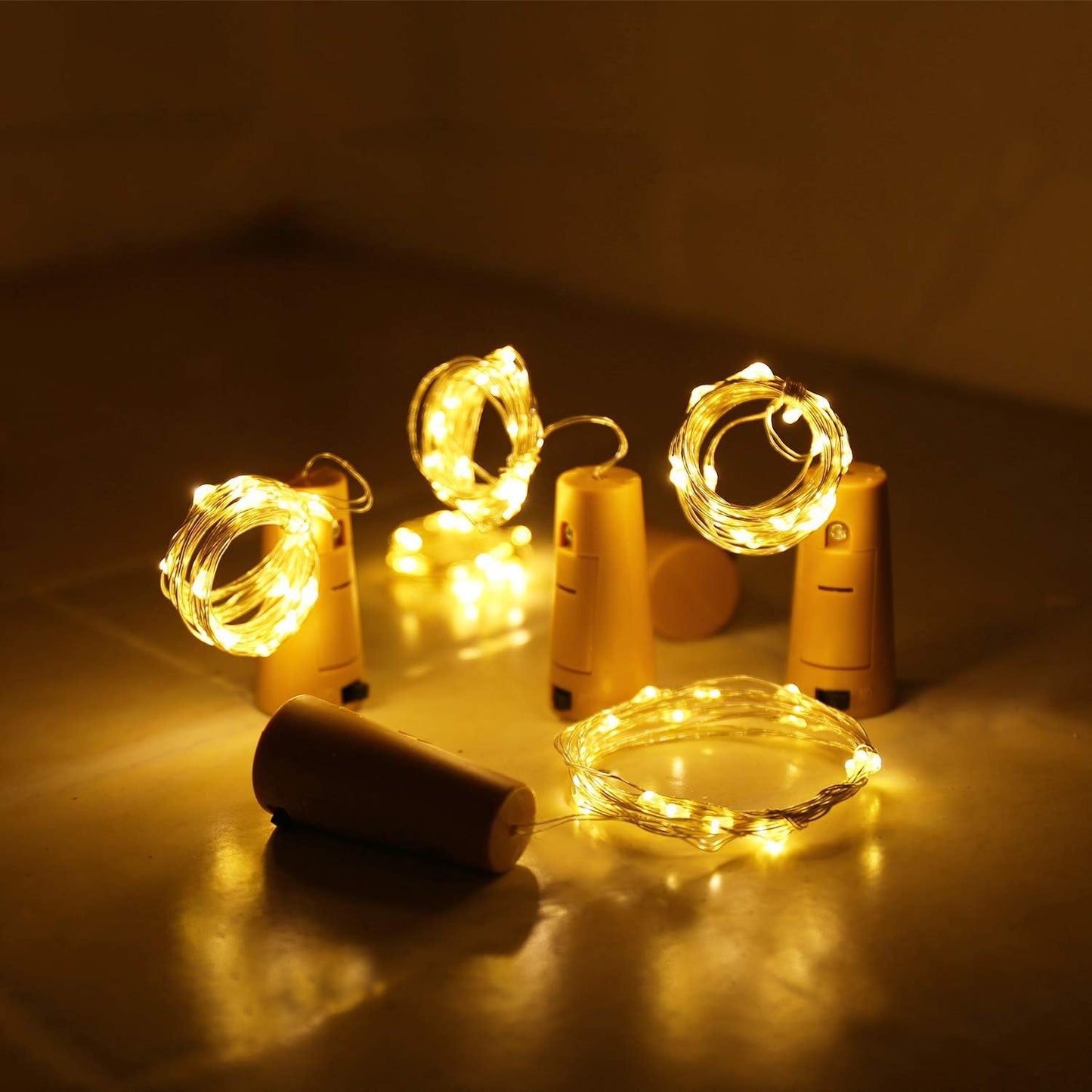 Aluan Uncomplicated Wine Bottle String Lights 10 Pack – Less-Is-More Decor for Intentional, Clutter-Free Living Spaces