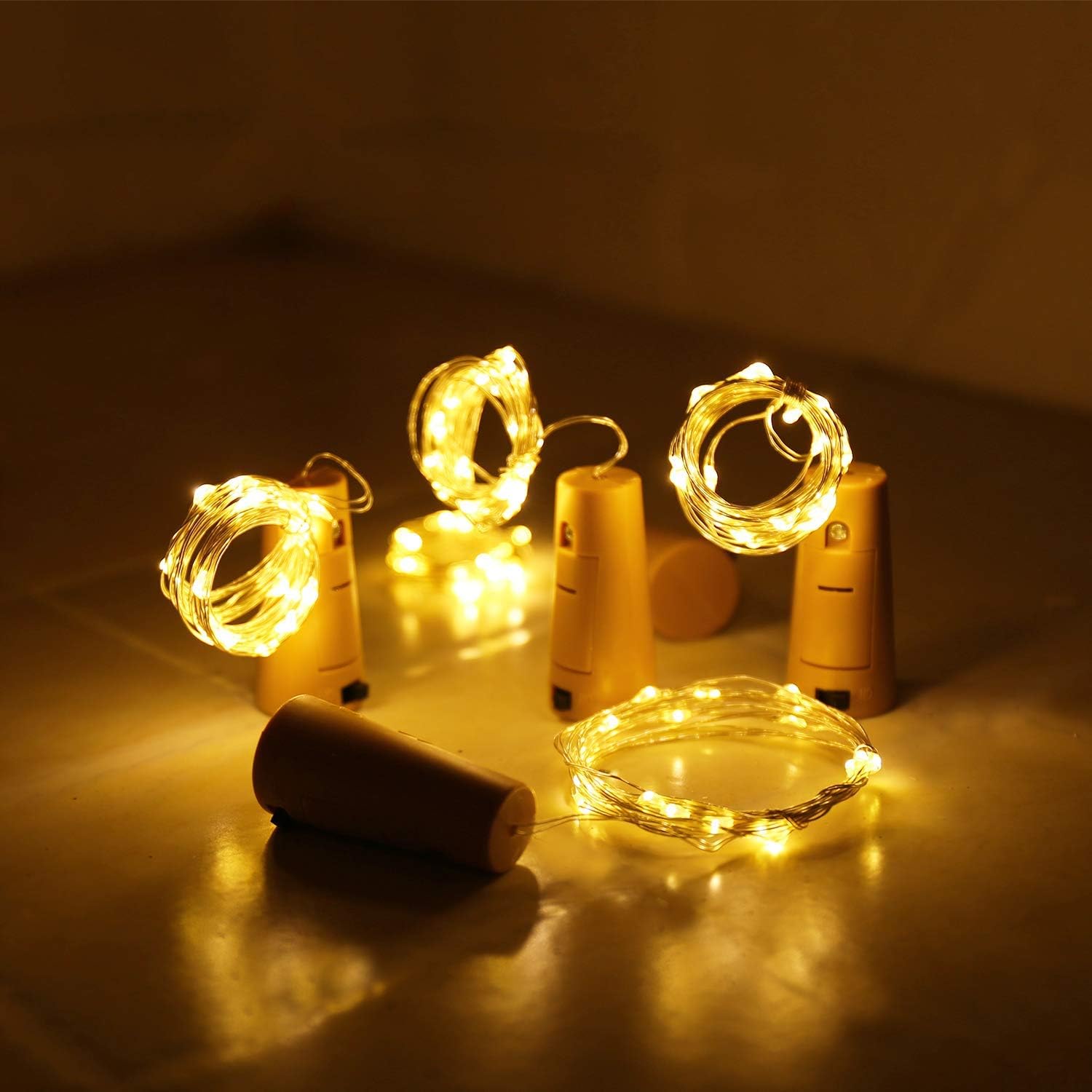 Aluan Uncomplicated Wine Bottle String Lights 10 Pack – Less-Is-More Decor for Intentional, Clutter-Free Living Spaces