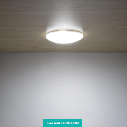 Ambient Camper Ceiling Light – Warm and Cool White Puck for Cozy Travel Trailer and Skoolie Living Spaces, 4.5W Slim