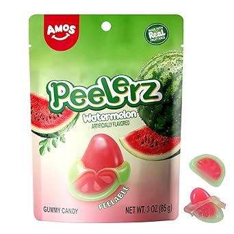 AMOS 4D Gummy Candy Grape Burst – Housewarming Gift for Hostesses, Stained Glass Look Grape Cluster Gummies