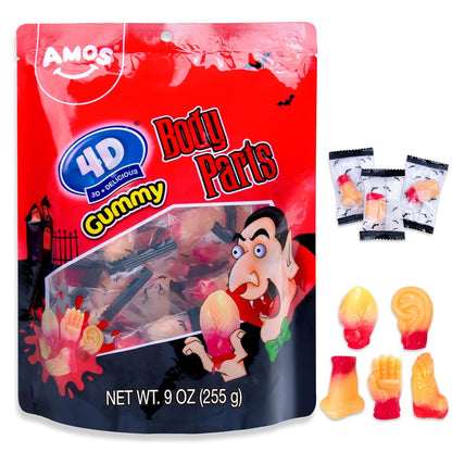 Amos 4D Halloween Gummies – Conversation-Starting Candy Dish Showpiece for Front Porch & Entryway Styling