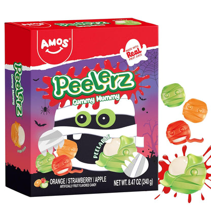 Amos 4D Halloween Gummies – Conversation-Starting Candy Dish Showpiece for Front Porch & Entryway Styling