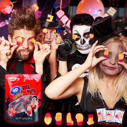 Amos 4D Halloween Gummies – Conversation-Starting Candy Dish Showpiece for Front Porch & Entryway Styling