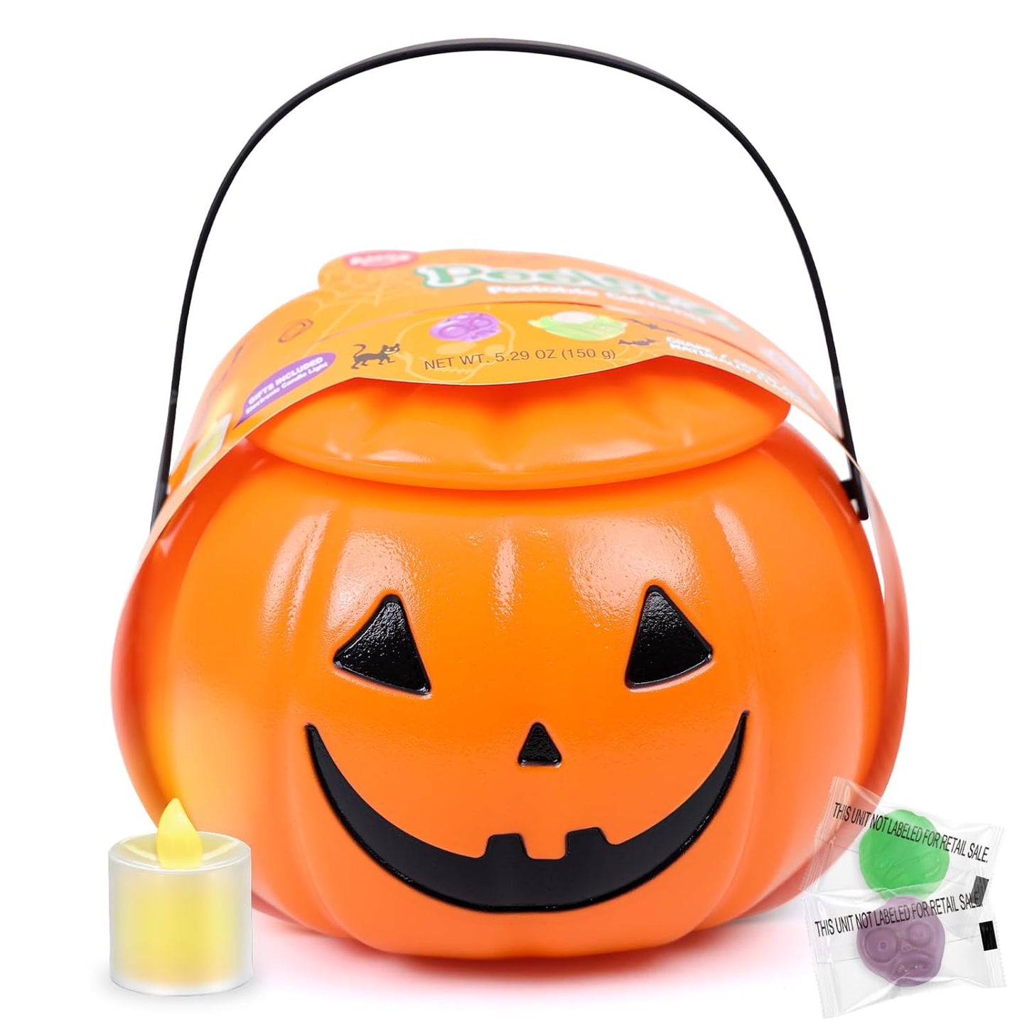 Amos 4D Halloween Gummies – Conversation-Starting Candy Dish Showpiece for Front Porch & Entryway Styling