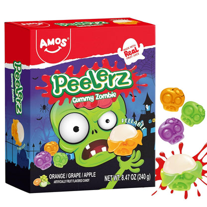 Amos 4D Halloween Gummies – Conversation-Starting Candy Dish Showpiece for Front Porch & Entryway Styling