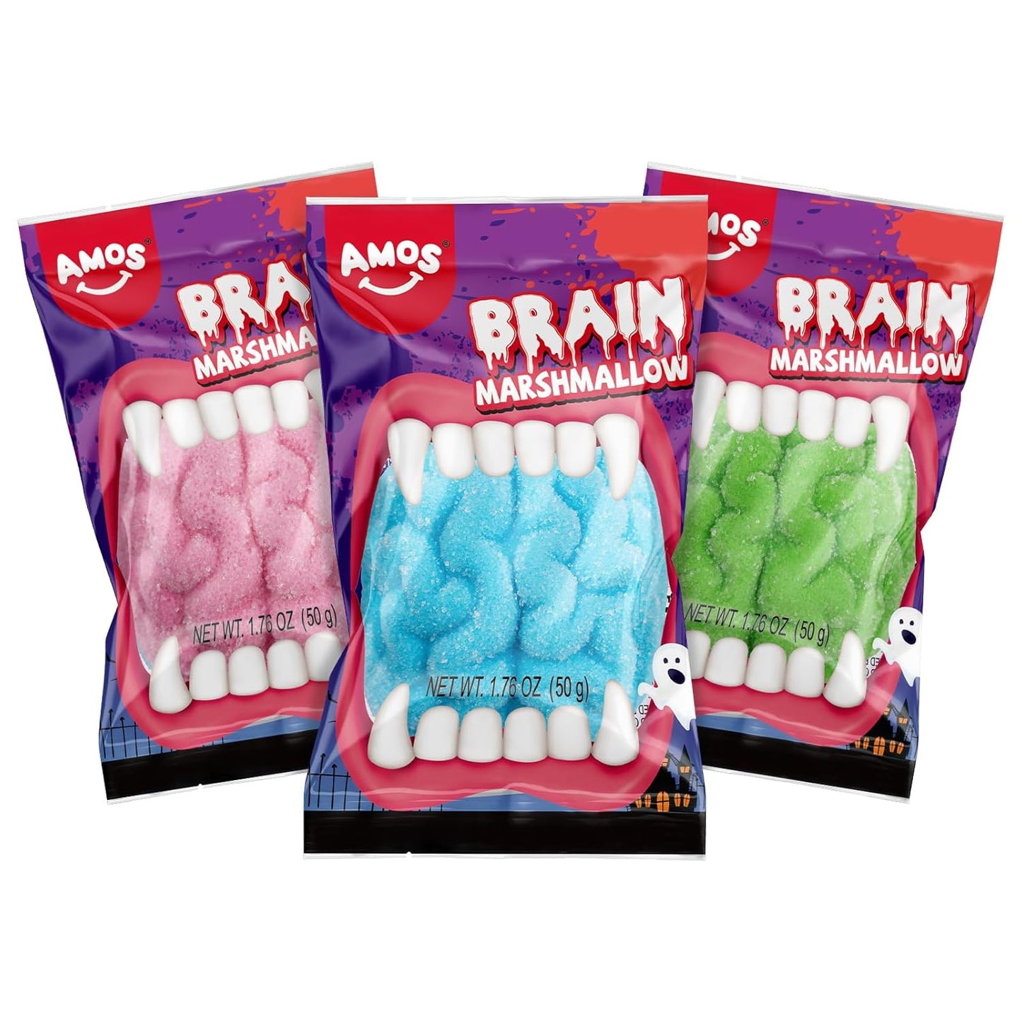 Amos 4D Halloween Gummies – Conversation-Starting Candy Dish Showpiece for Front Porch & Entryway Styling