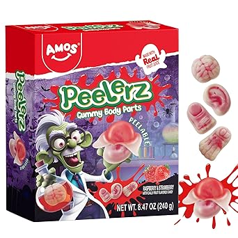 Amos 4D Halloween Gummies – Conversation-Starting Candy Dish Showpiece for Front Porch & Entryway Styling