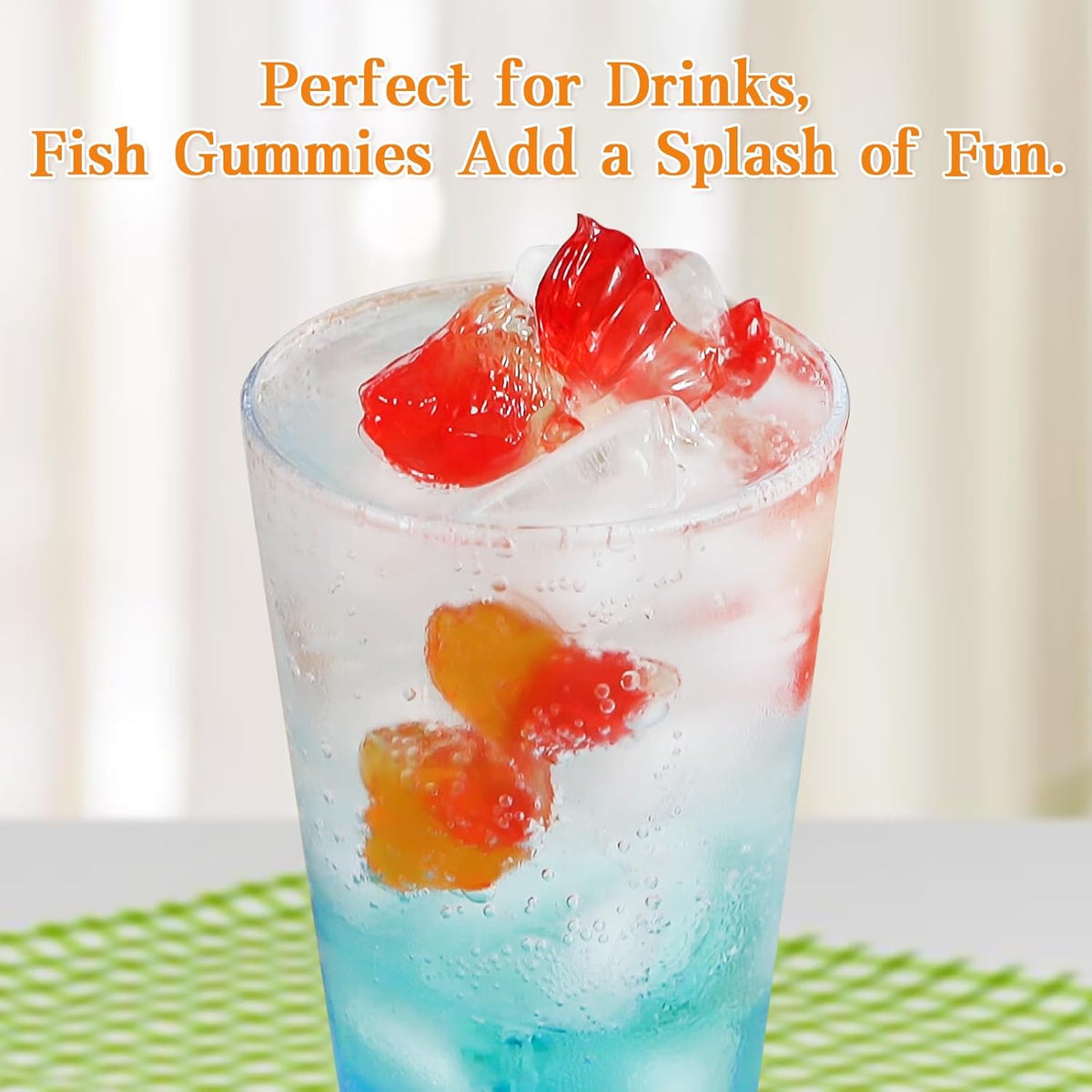 Amos Mermaid Jewels Gummy Candy – Soft-Center Raspberry 8-Count Mini Packs for Birthday Dessert Tables and Road Trips