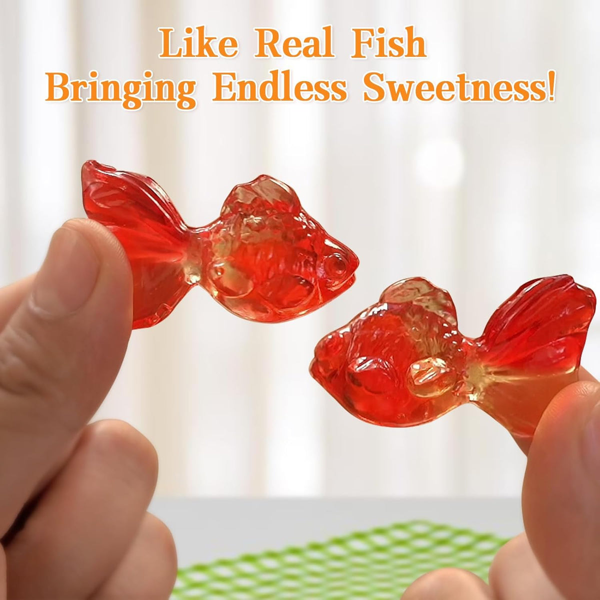 Amos Mermaid Jewels Gummy Candy – Soft-Center Raspberry 8-Count Mini Packs for Birthday Dessert Tables and Road Trips