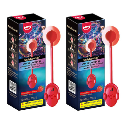Amos Music Lollipop Candy – Backyard Party Favor for Outdoor Gatherings, Mixed-Flavor Singing Candy