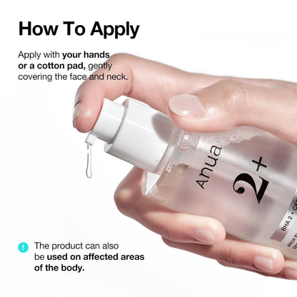 Anua BHA 2 Gentle Exfoliating Toner, Quick-Absorbing Pore Toner for Busy Morning Routines, 5.07 fl.oz