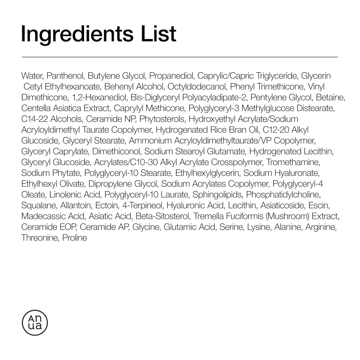 ANUA Panthenol Barrier Cream – Non-Comedogenic Daily Moisturizer Safe for Compromised Skin