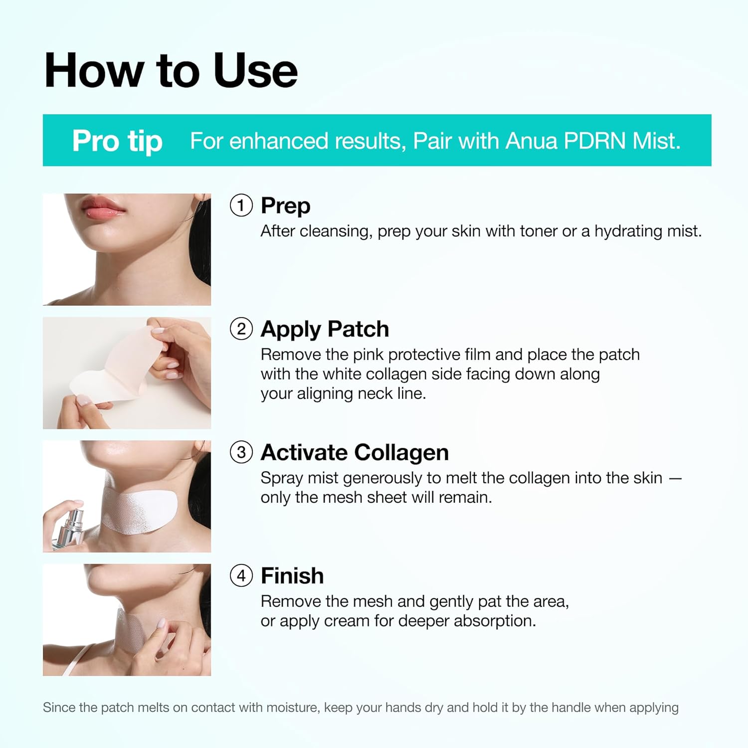 Anua PDRN Collagen Melting Patch – Holiday Gift for Mom, PDRN Firming Patches for Fine Lines