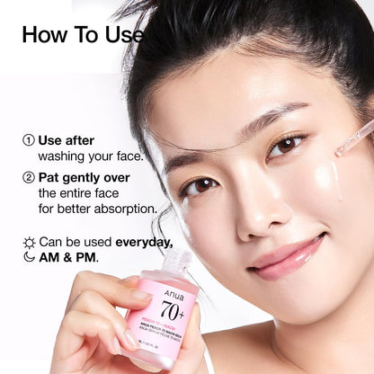 Anua Peach 70 Niacinamide Serum – Elevated Skincare: Fermented Peach Serum for Glass Skin