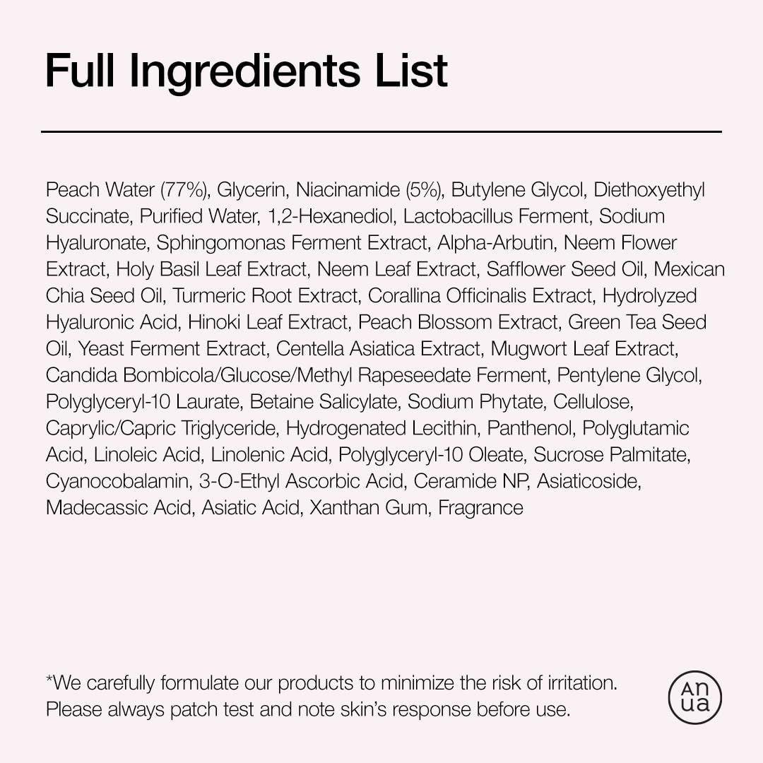 Anua Peach 70 Niacinamide Serum – Elevated Skincare: Fermented Peach Serum for Glass Skin