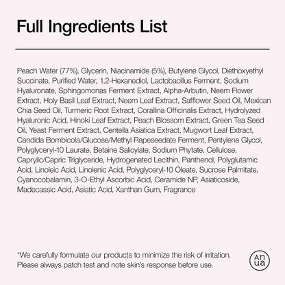 Anua Peach 70 Niacinamide Serum – Elevated Skincare: Fermented Peach Serum for Glass Skin