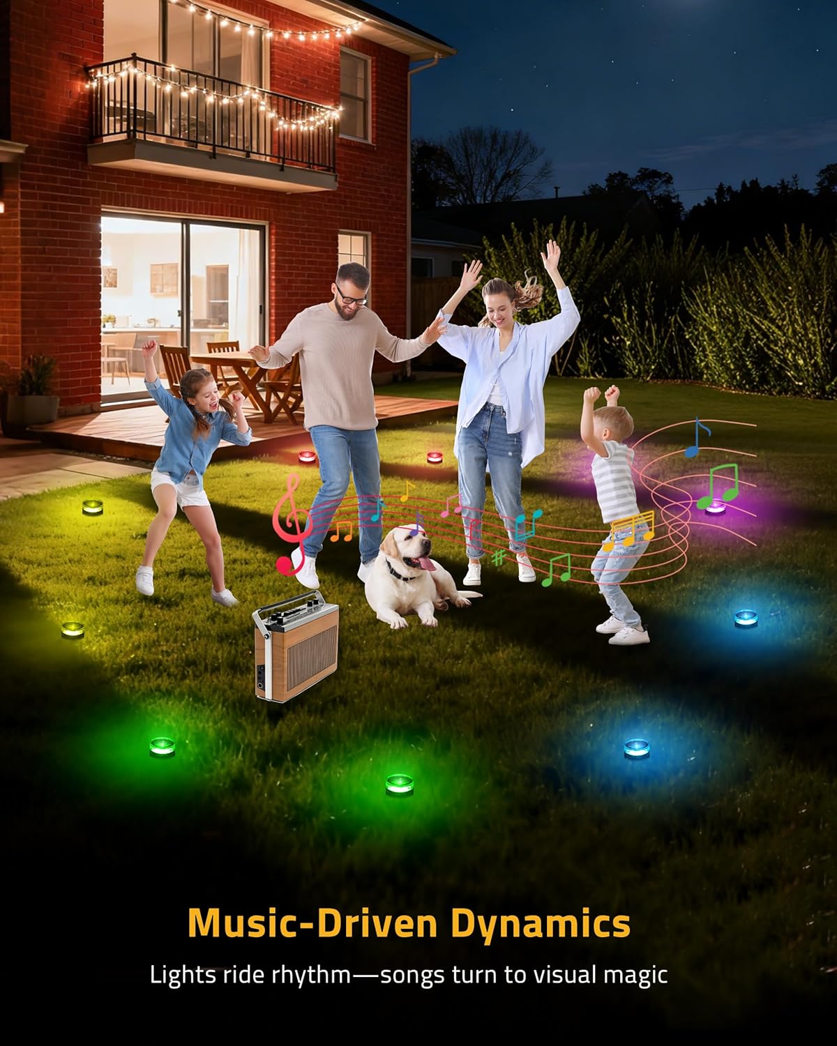 Aoycocr Decorative Pathway Lights – 50FT App-Controlled String for Stylish Home Ambiance Year-Round