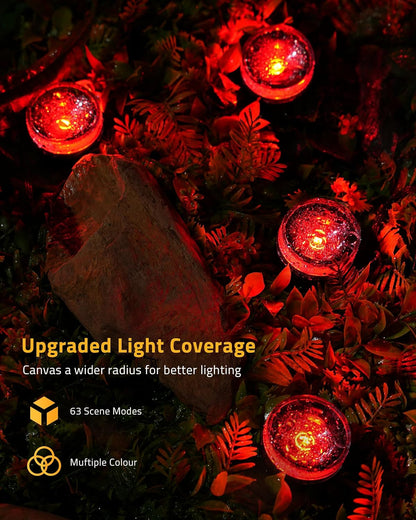 Aoycocr Decorative Pathway Lights – 50FT App-Controlled String for Stylish Home Ambiance Year-Round