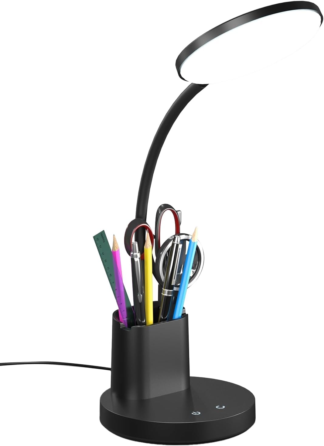 AromaX Glow – Dimmable LED Lamp for Kids Room with Pen Holder and Phone Stand