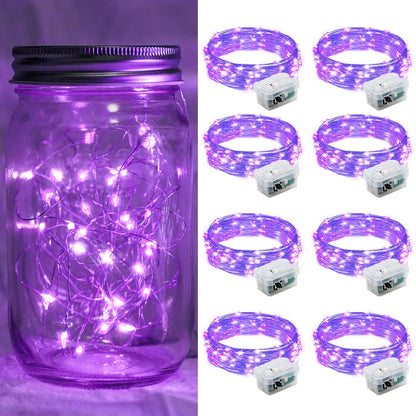 Aurora Glow Starry String Lights 20 LED Weather Resistant for Garden Pathway Decoration and Evening Gatherings