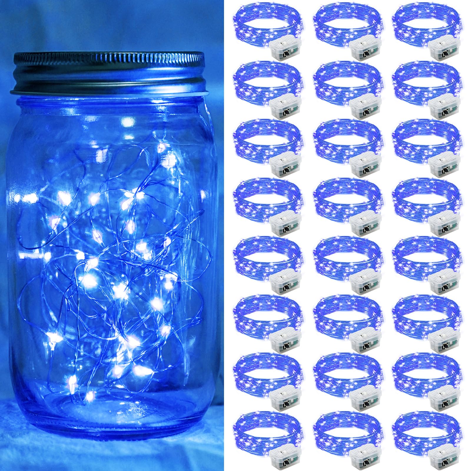Aurora Glow Starry String Lights 20 LED Weather Resistant for Garden Pathway Decoration and Evening Gatherings
