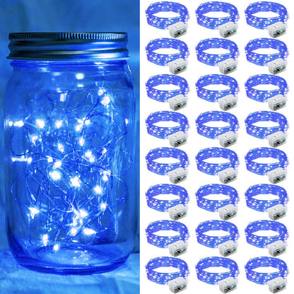 Aurora Glow Starry String Lights 20 LED Weather Resistant for Garden Pathway Decoration and Evening Gatherings