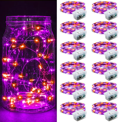 Aurora Glow Starry String Lights 20 LED Weather Resistant for Garden Pathway Decoration and Evening Gatherings