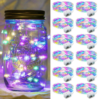 Aurora Glow Starry String Lights 20 LED Weather Resistant for Garden Pathway Decoration and Evening Gatherings