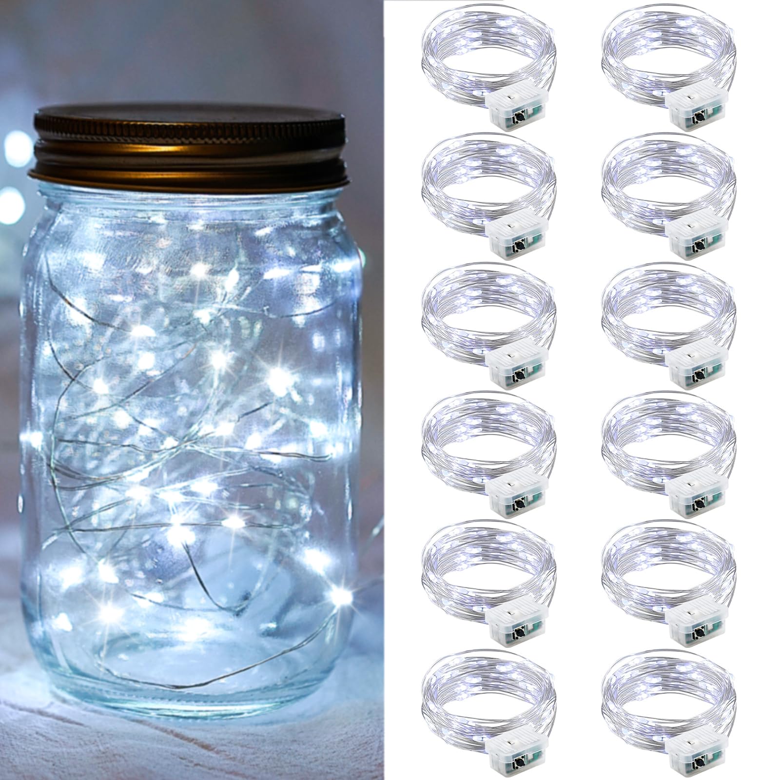 Aurora Glow Starry String Lights 20 LED Weather Resistant for Garden Pathway Decoration and Evening Gatherings
