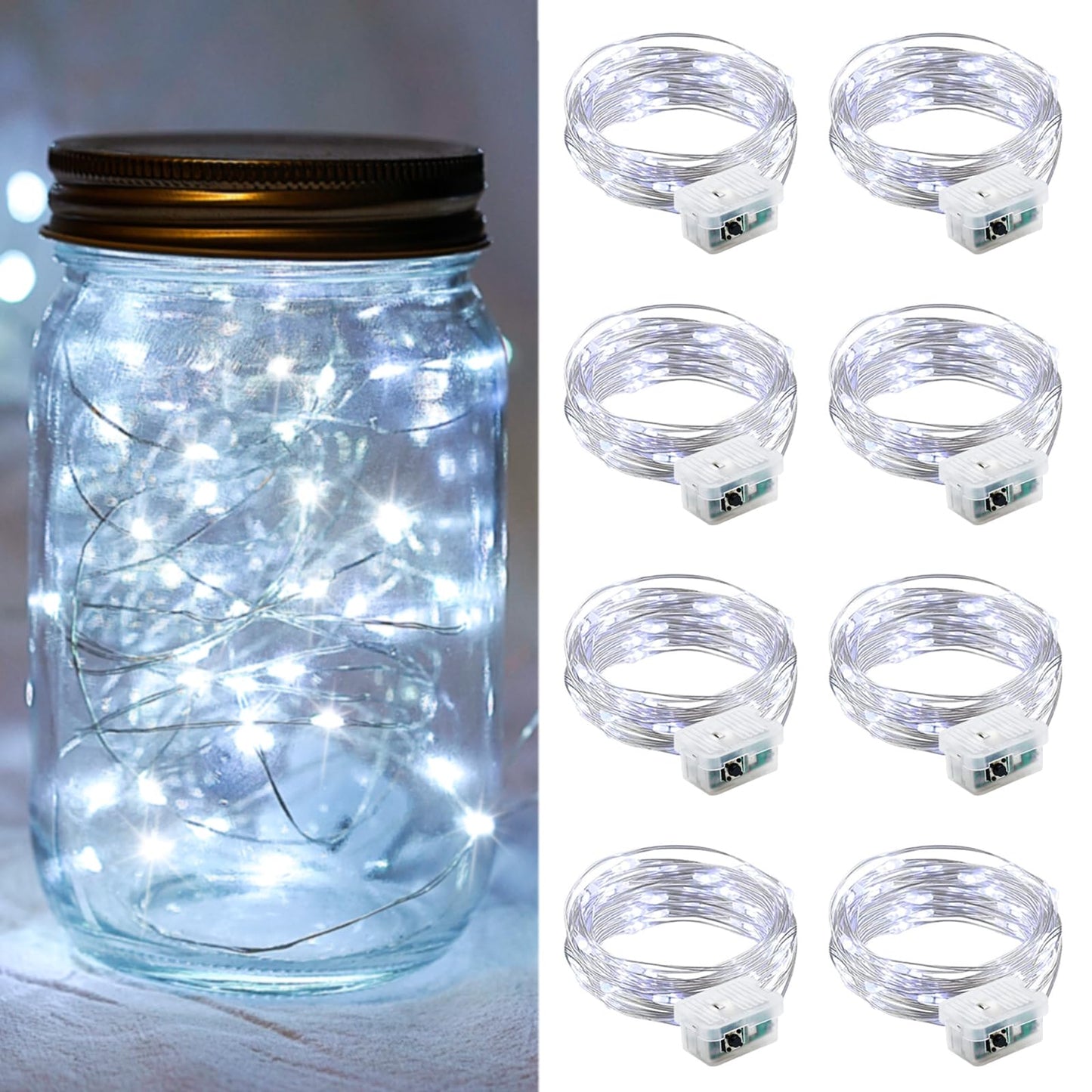 Aurora Glow Starry String Lights 20 LED Weather Resistant for Garden Pathway Decoration and Evening Gatherings