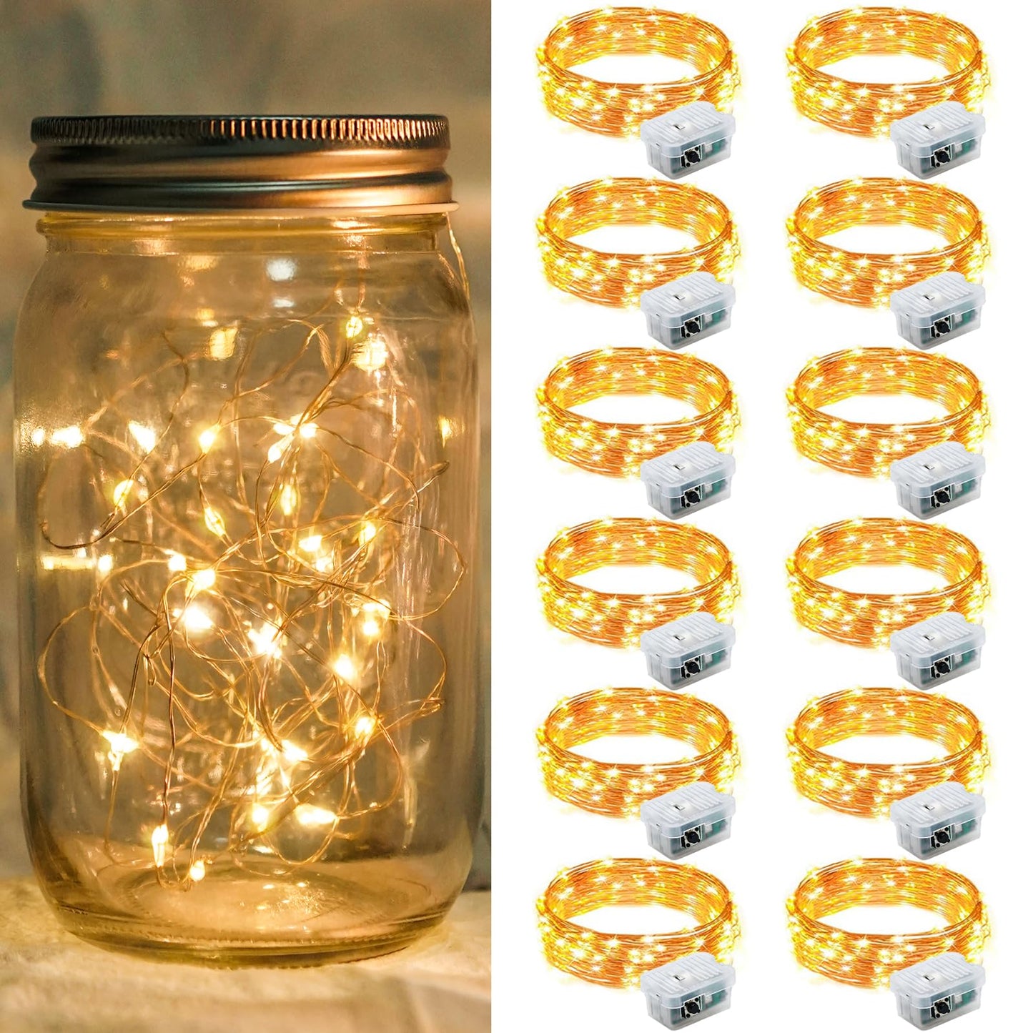 Aurora Glow Starry String Lights 20 LED Weather Resistant for Garden Pathway Decoration and Evening Gatherings