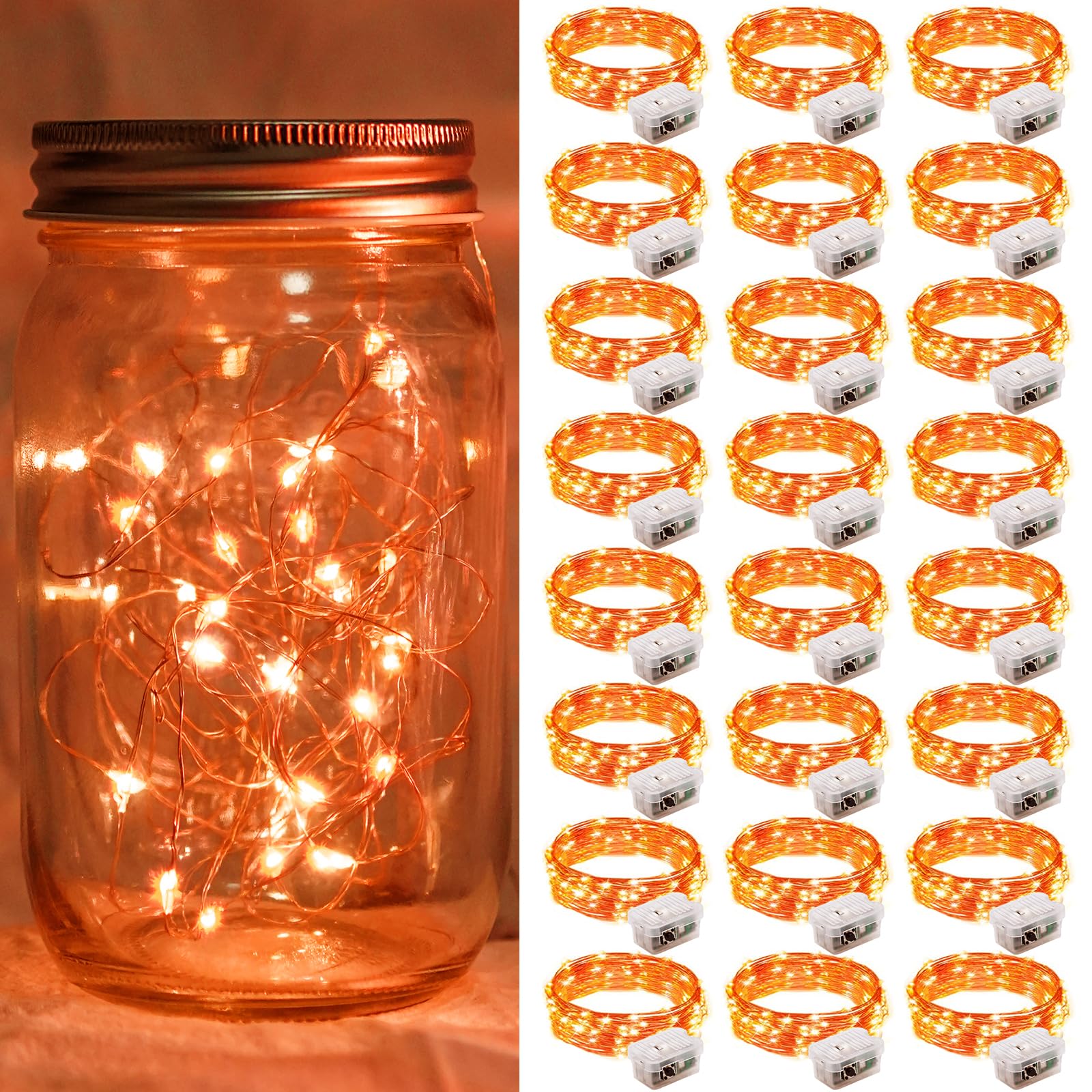 Aurora Glow Starry String Lights 20 LED Weather Resistant for Garden Pathway Decoration and Evening Gatherings