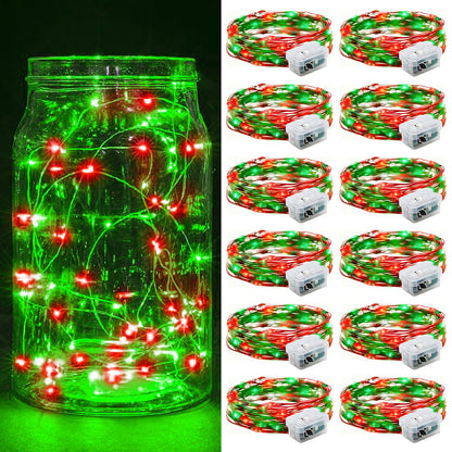 Aurora Glow Starry String Lights 20 LED Weather Resistant for Garden Pathway Decoration and Evening Gatherings