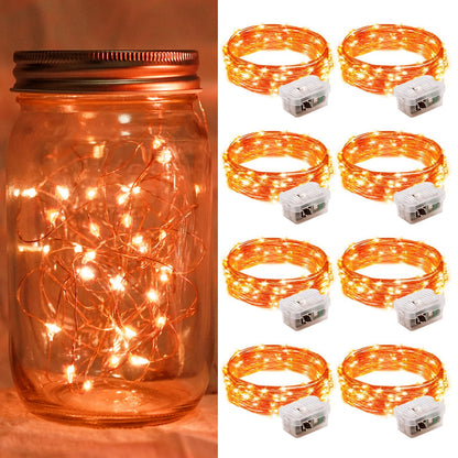 Aurora Glow Starry String Lights 20 LED Weather Resistant for Garden Pathway Decoration and Evening Gatherings