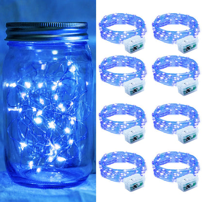 Aurora Glow Starry String Lights 20 LED Weather Resistant for Garden Pathway Decoration and Evening Gatherings