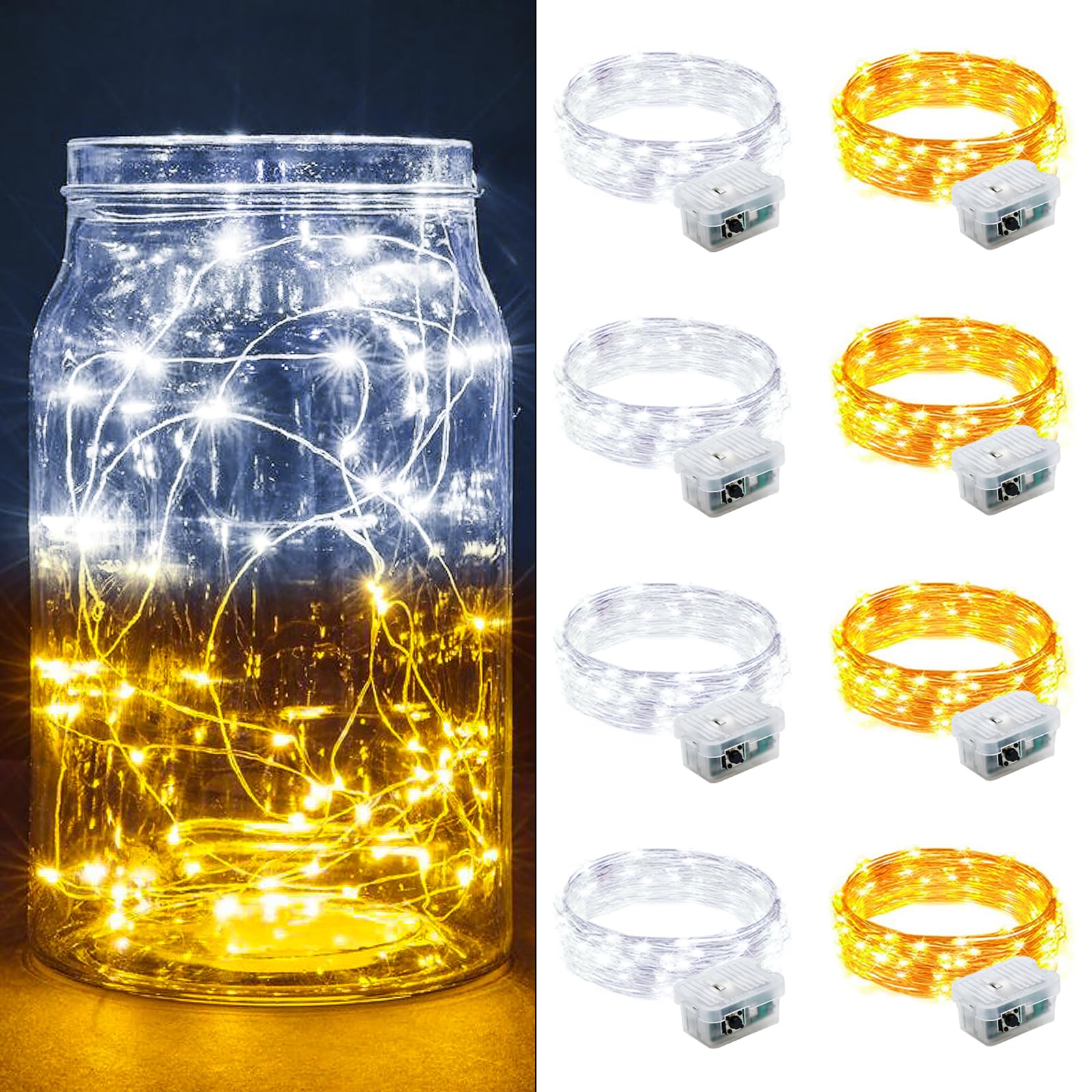Aurora Glow Starry String Lights 20 LED Weather Resistant for Garden Pathway Decoration and Evening Gatherings