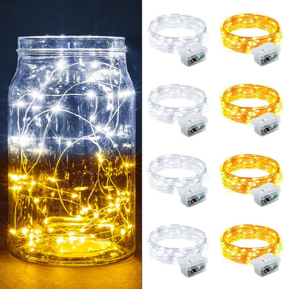Aurora Glow Starry String Lights 20 LED Weather Resistant for Garden Pathway Decoration and Evening Gatherings