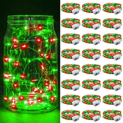 Aurora Glow Starry String Lights 20 LED Weather Resistant for Garden Pathway Decoration and Evening Gatherings
