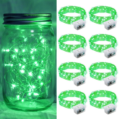 Aurora Glow Starry String Lights 20 LED Weather Resistant for Garden Pathway Decoration and Evening Gatherings