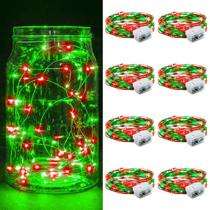 Aurora Glow Starry String Lights 20 LED Weather Resistant for Garden Pathway Decoration and Evening Gatherings
